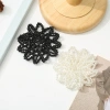 Pearl beaded hair net, hotel, bank, professional work, hair flower net bag, fashionable light luxury diamond-encrusted headwear factory direct sales details Picture